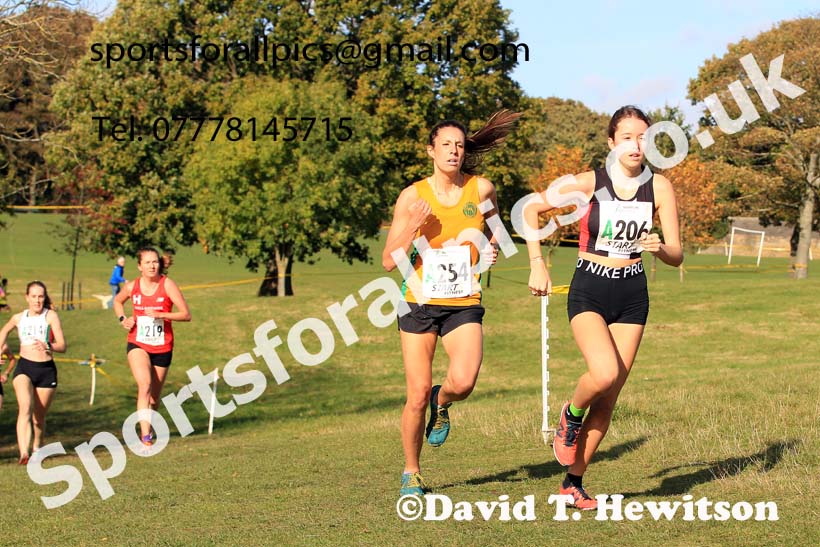 Senior womens 2022 Northern Cross Country Relays, Graves Park, Sheffield. Photo: David T. Hewitson/Sports for All Pics
